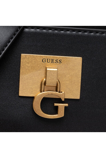 Guess Дамска чанта Stephi Girlfriend Satchel HWVE78 75070 Черен - Mera.bg