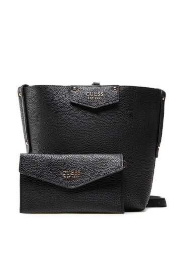 Guess Дамска чанта Eco Brenton HWEVG 839001 Черен - Mera.bg