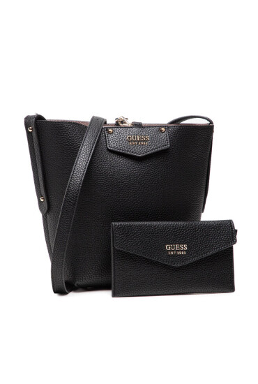 Guess Дамска чанта Eco Brenton HWEVG 839001 Черен - Mera.bg