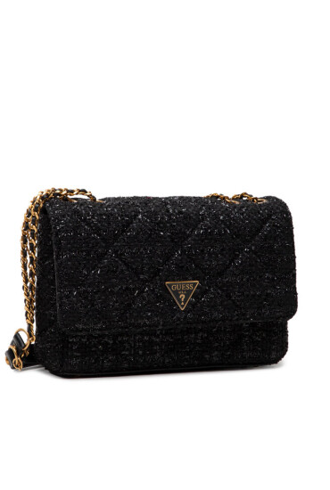 Guess Дамска чанта Cessily Convertible Xbody Flap HWTA76 79210 BLA - Mera.bg