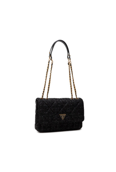 Guess Дамска чанта Cessily Convertible Xbody Flap HWTA76 79210 BLA - Mera.bg