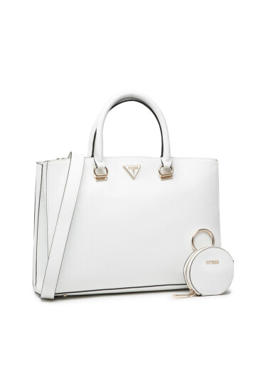 Guess Дамска чанта Alexie Lrg Girlfriend Satchel HWVG84 16070 Бял - Mera.bg
