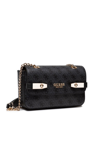 Guess Дамска чанта Zadie Logo Cnvrtble Xbdy Flap HWSG83 96210 Сив - Mera.bg