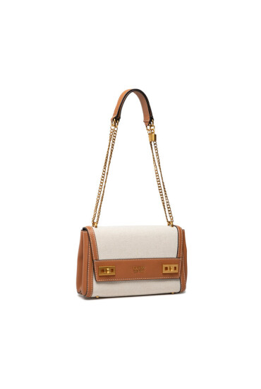 Guess Дамска чанта Katey Flap Shoulder Bag HWHA78 70190 Бежов - Mera.bg