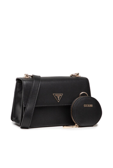 Guess Дамска чанта Alexie Crossbody Flap HWVG84 16190 BLA - Mera.bg