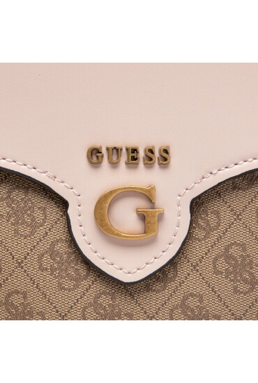 Guess Дамска чанта HWSB85 51060 LATTE LOGO/SHELL - Mera.bg
