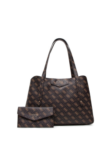 Guess Дамска чанта Eco Brenton (ESG) HWESG8 39009 BNL - Mera.bg