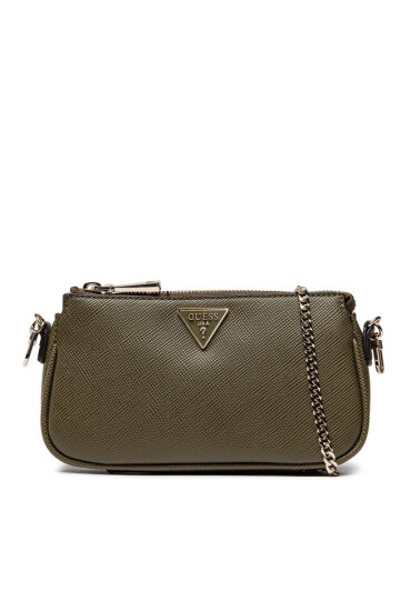 Guess Дамска чанта Alexie (VG) Mini Bags HWVG84 16700 Каки - Mera.bg