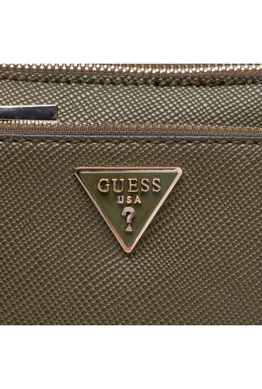 Guess Дамска чанта Alexie (VG) Mini Bags HWVG84 16700 Каки - Mera.bg