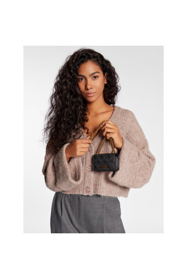 Guess Дамска чанта Alexie (BB) Mini Bags HWBB84 16770 Сив - Mera.bg