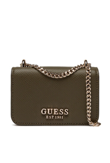 Guess Дамска чанта Alexie (VB) Mini Bags HWVG84 16770 Каки - Mera.bg