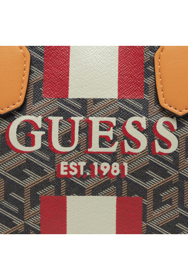 Guess Дамска чанта Silvana (SC) Mini Bags HWSC86 65760 Кафяв - Mera.bg