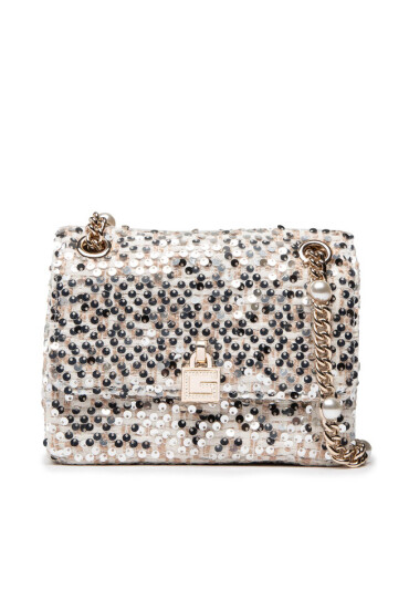 Guess Дамска чанта Virtual (IN) Evening Bags HWIN86 70730 Сребрист - Mera.bg