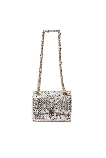 Guess Дамска чанта Virtual (IN) Evening Bags HWIN86 70730 Сребрист - Mera.bg