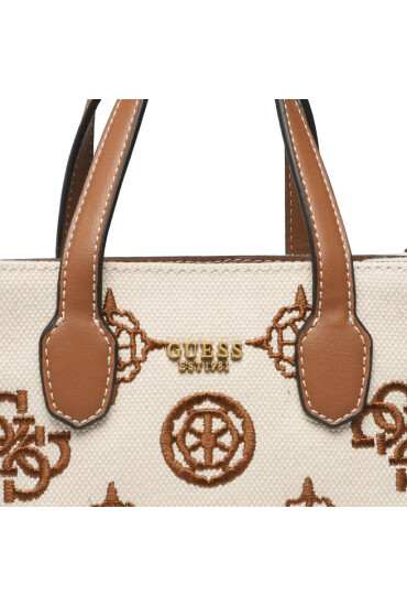 Guess Дамска чанта Silvana (WP) Mini Bags HWWP86 65760 Бежов - Mera.bg
