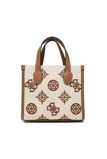 Guess Дамска чанта Silvana (WP) Mini Bags HWWP86 65760 Бежов - Mera.bg