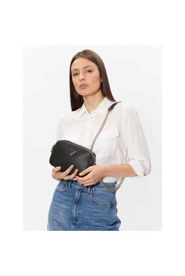 Guess Дамска чанта Eco Alexie (EVG) HWEVG8 73714 BLA - Mera.bg
