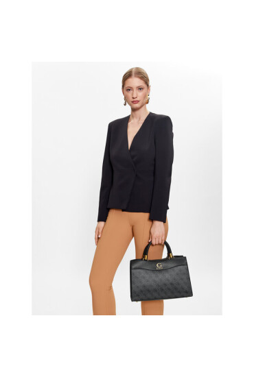 Guess Дамска чанта Nell Logo (SB) HWSB87 35060 Сив - Mera.bg