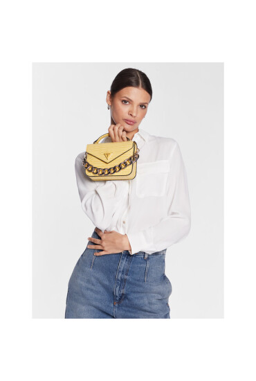 Guess Дамска чанта Retour (CG) Mini Bags HWCG86 64780 YEL - Mera.bg