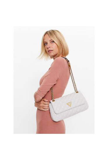 Guess Дамска чанта Giully (QA) HWQA87 48210 WHI - Mera.bg