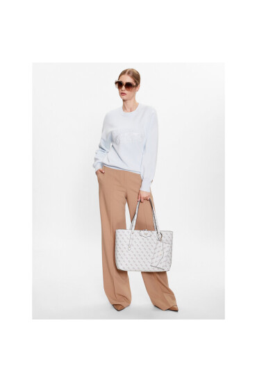 Guess Дамска чанта Eco Brenton (ESG) HWESG8 39023 Бял - Mera.bg