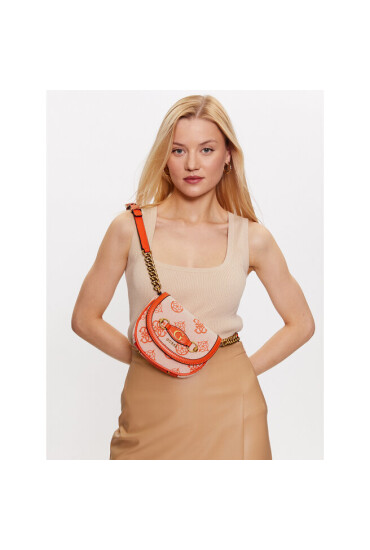 Guess Дамска чанта Izzy (PB) Mini Bags HWPB86 54780 Оранжев - Mera.bg