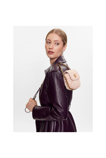 Guess Дамска чанта Giully (TP) Mini Bags HWTP87 48730 Розов - Mera.bg