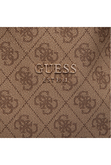 Guess Дамска чанта Vikky Tote HWSG69 95230 Кафяв - Mera.bg
