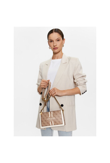 Guess Дамска чанта Abey (SS) Mini Bags HWSS85 58730 Бежов - Mera.bg