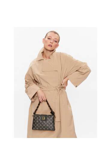 Guess Дамска чанта Alva (PZ) Mini Bags HWPZ86 76720 Кафяв - Mera.bg