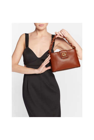 Guess Дамска чанта Alva (VB) Mini Bags HWVB86 76720 Кафяв - Mera.bg