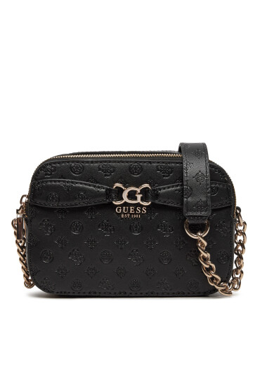 Guess Дамска чанта Arlena Logo (PG) HWPG93 36140 Черен - Mera.bg