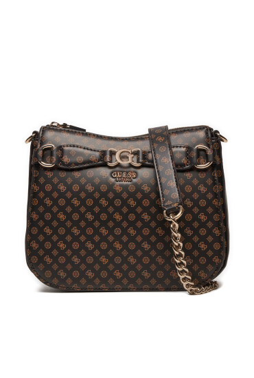 Guess Дамска чанта Arlena Logo (PS) HWPS93 36040 Кафяв - Mera.bg