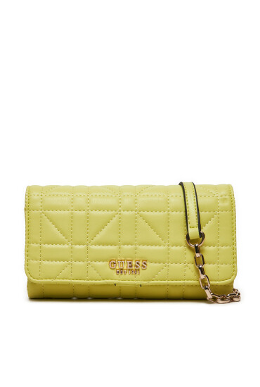 Guess Дамска чанта Assia HWQG84 99790 Жълт - Mera.bg