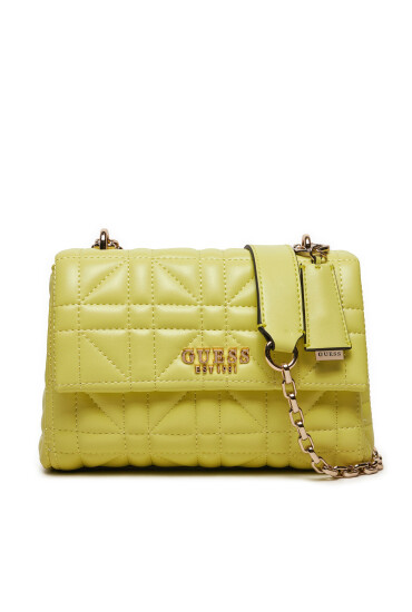 Guess Дамска чанта Assia (QG) HWQG84 99210 Жълт - Mera.bg