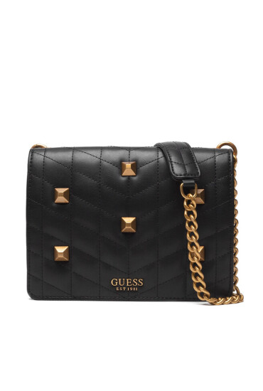 Guess Дамска чанта Brera Crossbody Flap HWQB84 04190 BLACK - Mera.bg