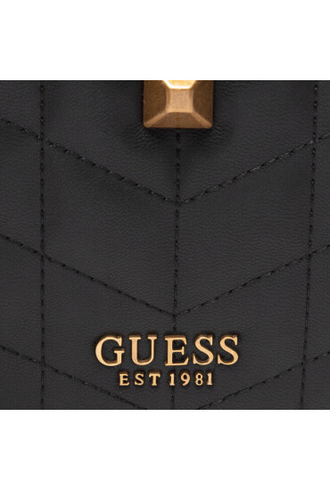 Guess Дамска чанта Brera Crossbody Flap HWQB84 04190 BLACK - Mera.bg