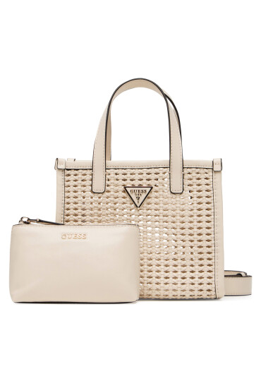 Guess Дамска чанта Brigitta Mini HWWZ72 06770 Екрю - Mera.bg