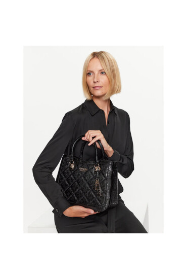 Guess Дамска чанта Caddie (GG) HWGG87 83060 Черен - Mera.bg