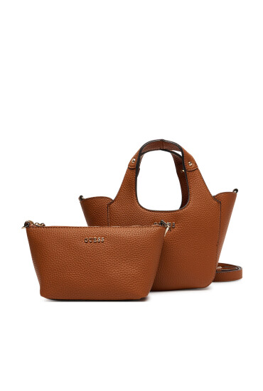 Guess Дамска чанта Calista Mini HWBG73 34750 Кафяв - Mera.bg