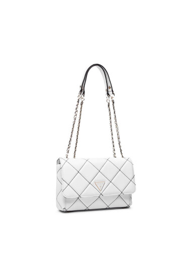 Guess Дамска чанта Cessily Convertible Xbody Flap HWQC76 79210 WHITE MULTI - Mera.bg