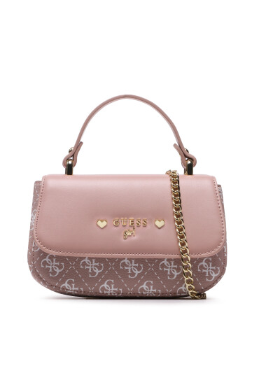 Guess Дамска чанта Crossbody Flap Bag J3GZ17 WFEN0 Розов - Mera.bg