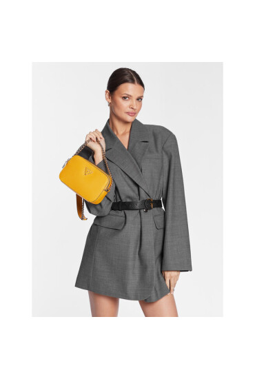 Guess Дамска чанта Eco Alexie (EVG) HWEVG8 73714 Жълт - Mera.bg