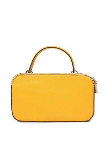 Guess Дамска чанта Eco Alexie (EVG) Mini HWEVG8 73772 Жълт - Mera.bg