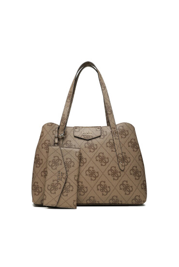 Guess Дамска чанта Eco Brenton (EBO) HWEBO8 39009 Бежов - Mera.bg