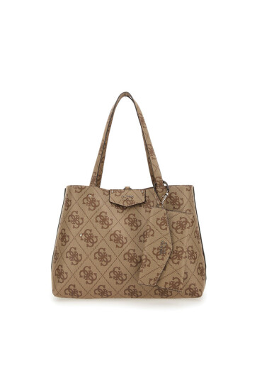 Guess Дамска чанта Eco Brenton (EBO) HWEBO8 39023 Бежов - Mera.bg
