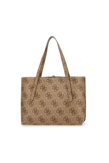 Guess Дамска чанта Eco Brenton (EBO) HWEBO8 39023 Бежов - Mera.bg