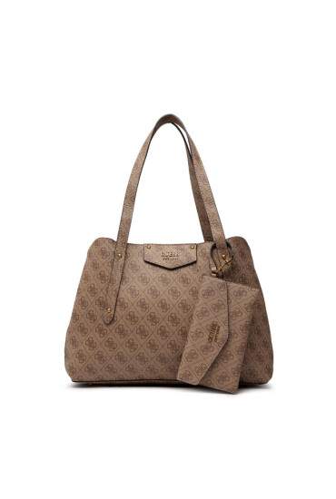 Guess Дамска чанта Eco Brenton (ESB) HWESB8 39009 Бежов - Mera.bg