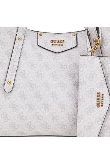Guess Дамска чанта Eco Brenton (ESB) HWESB8 39009 Екрю - Mera.bg