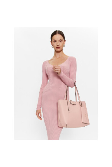 Guess Дамска чанта Eco Brenton (EVG) HWEVG 839023 Розов - Mera.bg